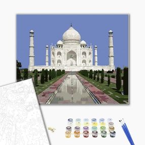Розпис по номерах 40х50 GX7824 Розкішний Тадж-Махал brushme Брашми