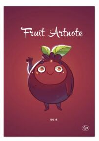 Блокнот В6 64 аркушів  fruit artnote Jolie passion fruit Блокнот В6 64 аркушів  fruit artnote Jolie passion fruit
