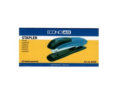 зшивач №24 economix артикул Е40238 на 20 аркушів зшивач №24 economix артикул Е40238 на 20 аркушів