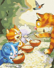 Розпис по номерах 40х50 КНО4274 Ще ложечку "Ідейка"