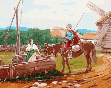 Розпис по номерах 40х50 КНО4803 Повернувшись додому "Ідейка"