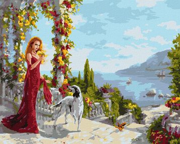 Розпис по номерах 40х50 КНО4812 Весна "Ідейка"