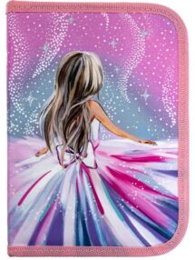 Пенал CLASS  25205C 2 відвороти на блискавці Girls Dreams