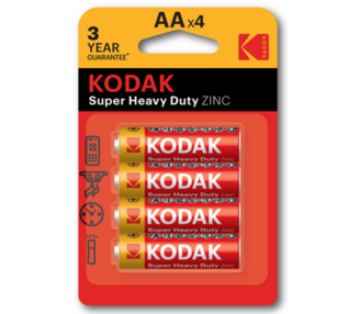 Блистер Батарейка Kodak R 06 БЛІСТЕР=4 штуки червона пальчик цена за блистер