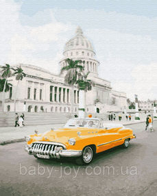 Розпис по номерах 40х50 H708 Кубинське ретро brushme Брашми