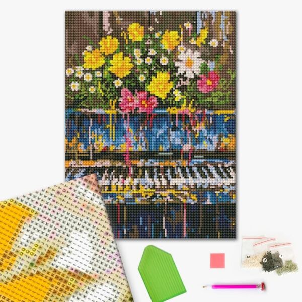 Алмазна мозаїка 30х40 RDBS7003 Експресія музики brushme Брашми Ціна (цена) 175.00грн. | придбати  купити (купить) Алмазна мозаїка 30х40 RDBS7003 Експресія музики brushme Брашми доставка по Украине, купить книгу, детские игрушки, компакт диски 1