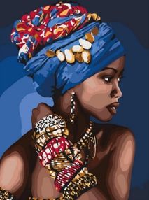 Розпис по номерах Східна краса 40*50см 40х50 КНО4661