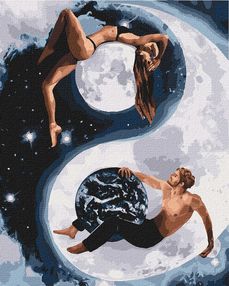 Розпис по номерах 40х50 КНО4620 Інь і Янь "Ідейка"