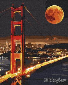 Розпис по номерах 40х50 КНО3589 Золоті ворота "Ідейка"