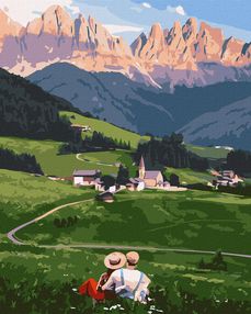 Розпис по номерах 40х50 КНО2854 Чарівна Італія "Ідейка"