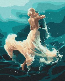 Розпис по номерах 40х50 КНО4566 На хвилі танцю "Ідейка"