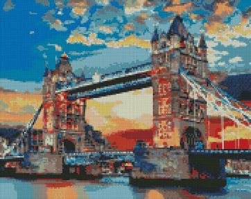 Алмазна мозаїка 40х50 АМО7037 Лондонський міст "Ідейка"