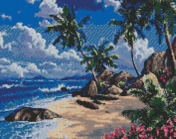 Алмазна мозаїка 40х50 АМО7032 Чарівне місце "Ідейка"