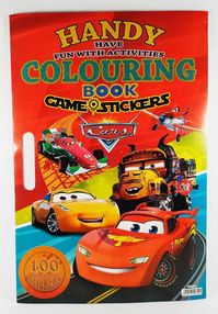 мегарозмальовка 100 наліпок машинки  "Джамбі"