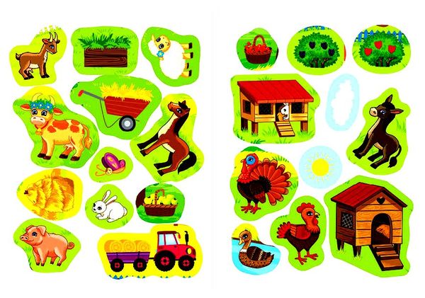 наліпки навчалки гомінка ферма noisy farm Ціна (цена) 36.80грн. | придбати  купити (купить) наліпки навчалки гомінка ферма noisy farm доставка по Украине, купить книгу, детские игрушки, компакт диски 2