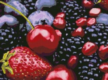 Алмазна мозаїка 40х50 АМО7039 Смак літа "Ідейка"