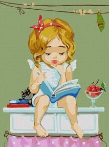 Розпис по номерах 30х40 KHO2396 Улюблена книга "Ідейка"