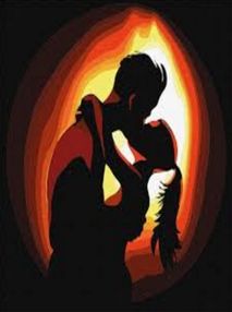 Розпис по номерах 40х40 KHO4827 Полум'я кохання "Ідейка"