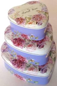 ИД Шкатулка 7322 метал, серце 3 в 1 в асортименті