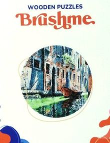 дерев'яні пазли гондола на каналі венеції артикул ВР02S розмір м  brushme "Брашми"