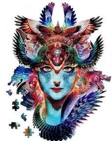 дерев'яні пазли дхарма дракон артикул DP5  brushme "Брашми"