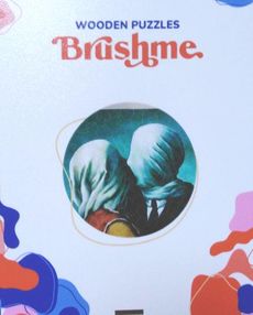 дерев'яні пазли поцілунок артикул ВР05S розмір s  brushme "Брашми"