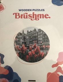 дерев'яні пазли тюльпани амстердаму артикул ВР01М розмір м  brushme "Брашми"