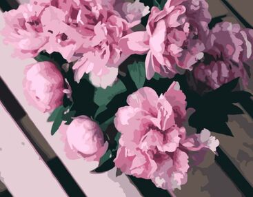 Розпис по номерах 40х50 13110-АС Півонія Катаріна "Art Craft" арт крафт