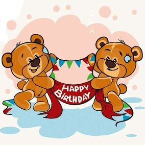 Розпис по номерах 30х30 15571-АС День народження "Art Craft" арт крафт