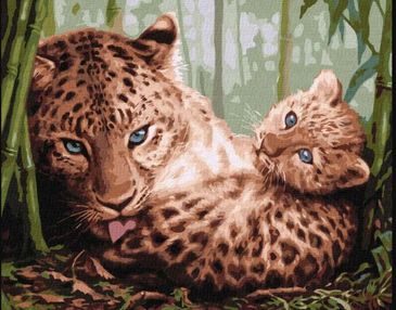 Розпис по номерах 40х50 КНО4356 Ніжність "Ідейка"