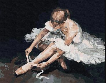 Розпис по номерах 40х50 КНО4902 Жіноча грація "Ідейка"