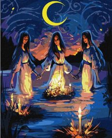 Розпис по номерах 40х50 КНО4968 Магічна ніч "Ідейка"