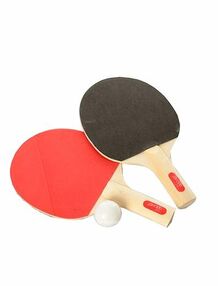 ракетка для настільного теніса (2 ракетки + 1 кулька) eva ms 0215