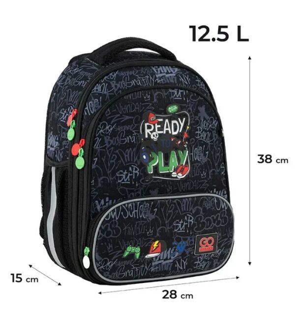 Рюкзак GoPack Education Ready2Play GO24-597M-6 Ціна (цена) 1 157.00грн. | придбати  купити (купить) Рюкзак GoPack Education Ready2Play GO24-597M-6 доставка по Украине, купить книгу, детские игрушки, компакт диски 1
