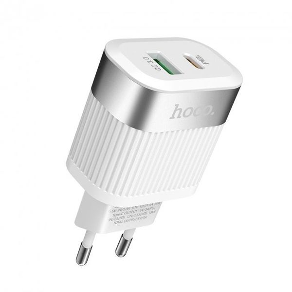 адаптер 220V usb PD20W+QC3.0 HOCO C58A C3У Ціна (цена) 270.50грн. | придбати  купити (купить) адаптер 220V usb PD20W+QC3.0 HOCO C58A C3У доставка по Украине, купить книгу, детские игрушки, компакт диски 0