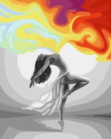Розпис по номерах 40х50 КНО4849 Чуттєвий танець "Ідейка"