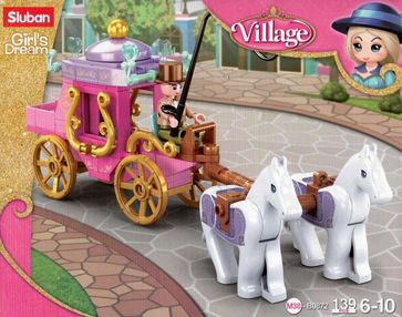 конструктор sluban girl's dream 139 деталей m38-b0872