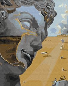 Розпис по номерах 40х50 BS52381 Голова Джуліано Медічі (Далі)  brushme Брашми