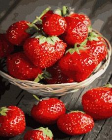 Розпис по номерах 40х50 GX37551 Солодка полуниця brushme Брашми