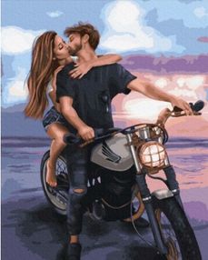 Розпис по номерах 40х50 BS38148 Адреналін кохання brushme Брашми