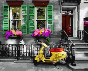 Розпис по номерах 40х50 GX40046 Передмістя Парижу brushme Брашми