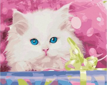 Розпис по номерах 40х50 GX40312 Подарунок для котика brushme Брашми