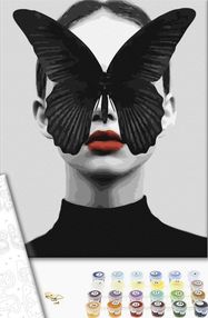 Розпис по номерах 40х50 GX40336 Крилатий погляд brushme Брашми