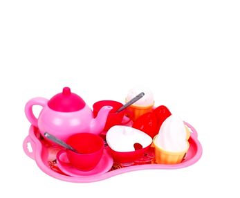 набір посуду (7273) Технок набір посуду з тацею кольори в асортименті