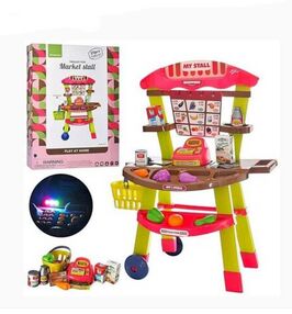 Магазин 661-515 прилавок, каса, кошик, продукти, 37предмети