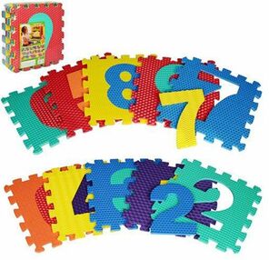 килимок мозаїка (m 2608) цифри коврик-пазл eva фомовий
