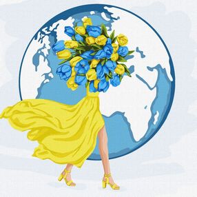 Розпис по номерах 40х40 КНО5052 Разом зі світом "Ідейка"