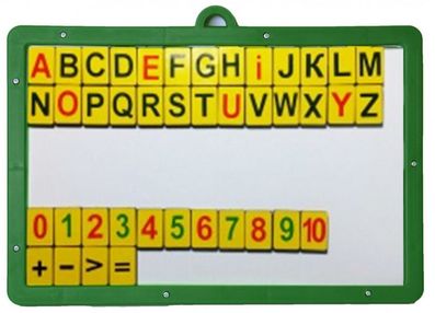 дошка магнітно-маркерна (дп-03) англійські літери і цифри умняшка (4820129200701)