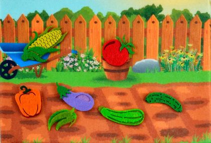 розвиваюча гра з фетру (пф-002) овочі умняшка (4820129200244)