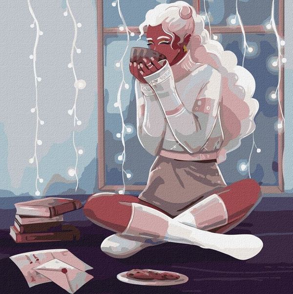 Розпис по номерах 40х40 КНО4884 Затишний вечір Ідейка Ціна (цена) 161.10грн. | придбати  купити (купить) Розпис по номерах 40х40 КНО4884 Затишний вечір Ідейка доставка по Украине, купить книгу, детские игрушки, компакт диски 0